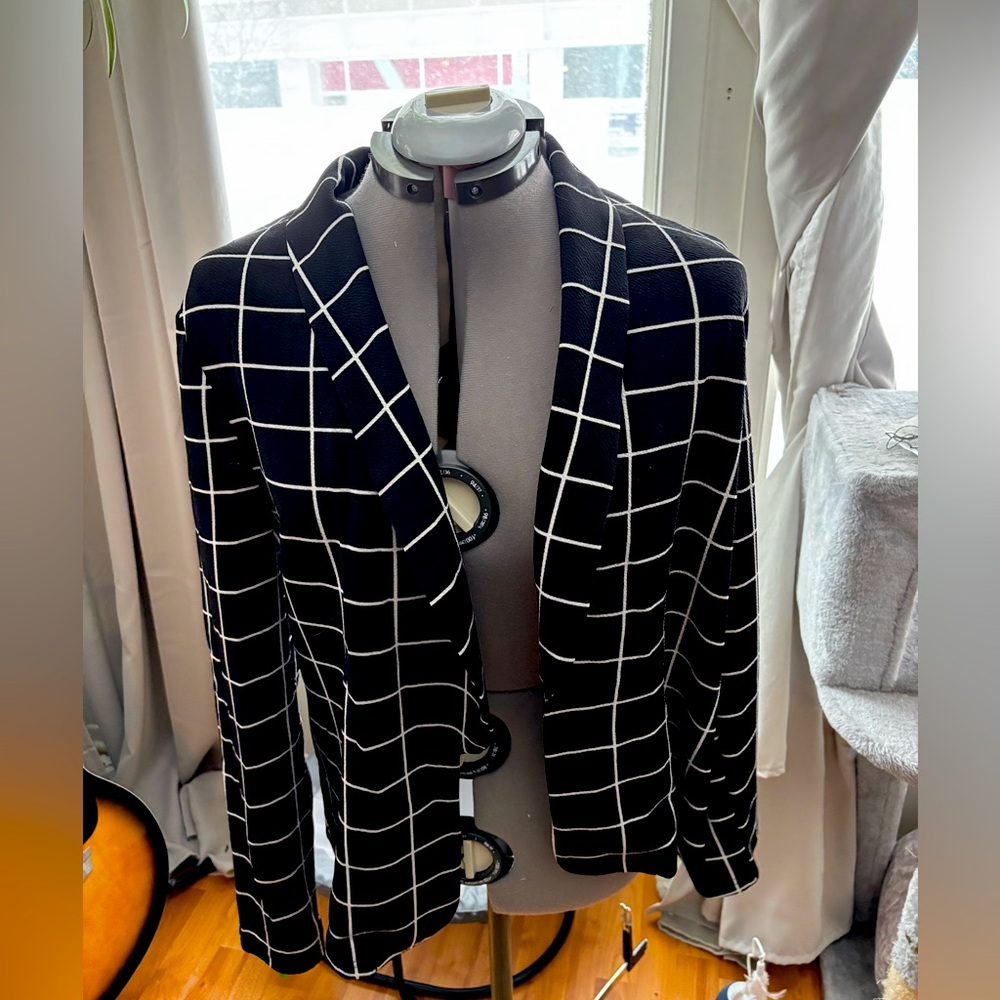 Checkered pantsuit